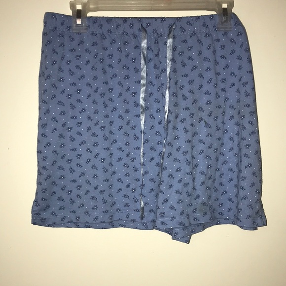 croft & barrow Other - NWOT Croft&Barrow Intimates Woman’s Blue Floral PJ Shorts with Drawstring